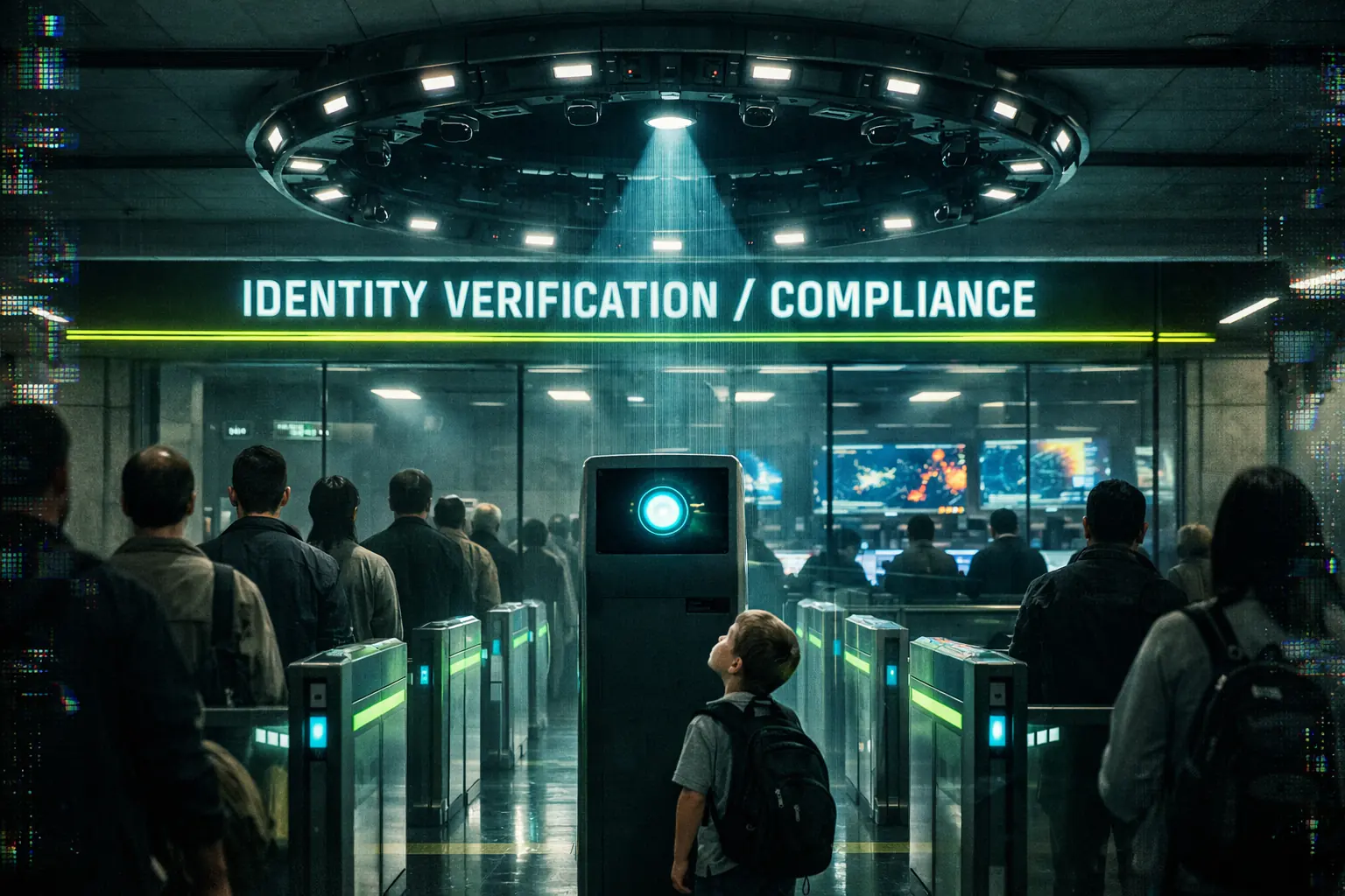 Tecnocapitalismo - Telecamere di sorveglianza e sensori urbani su un palo: l’infrastruttura visibile del controllo nello spazio pubblico.